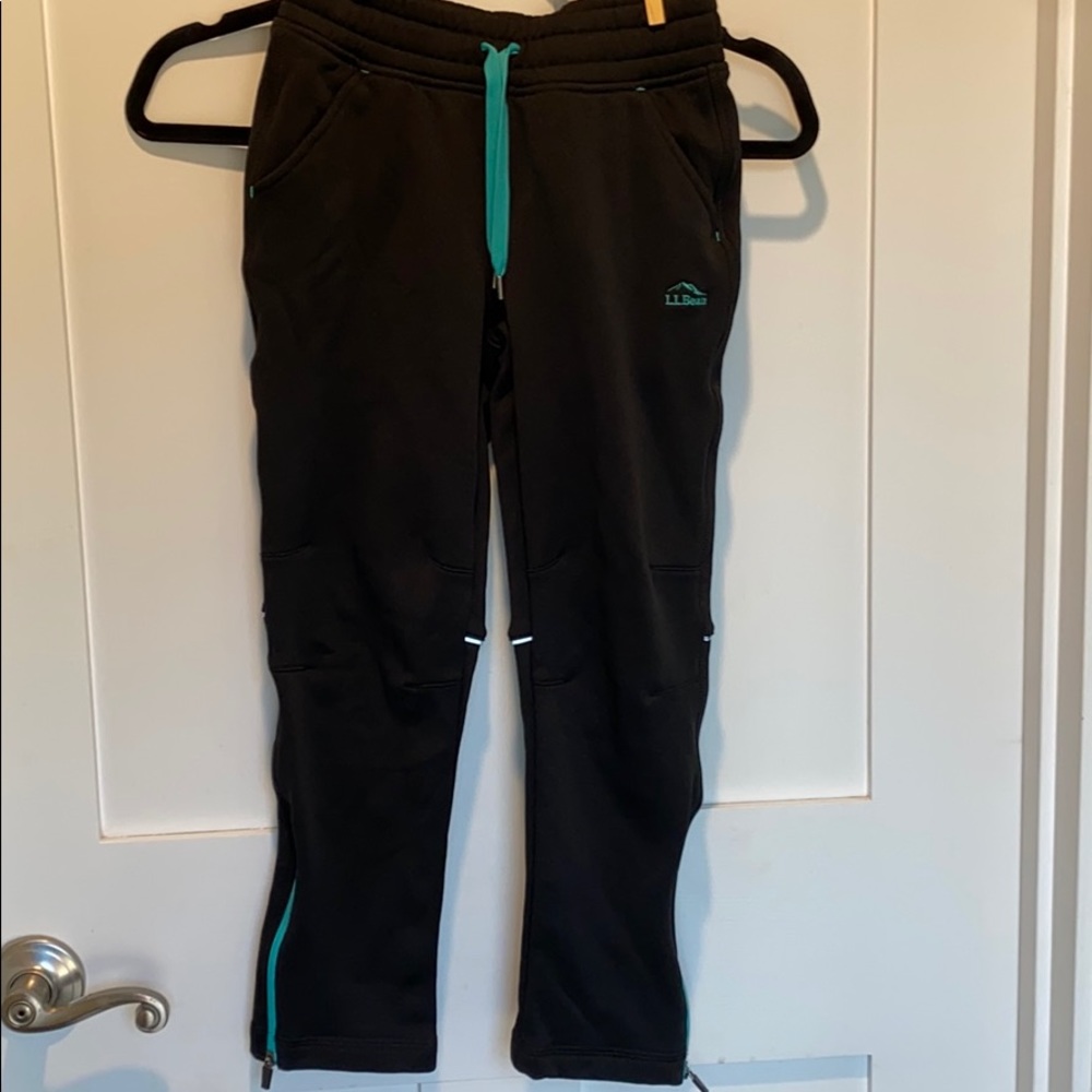 New w/o tags LL Bean girls fleece lined jogger